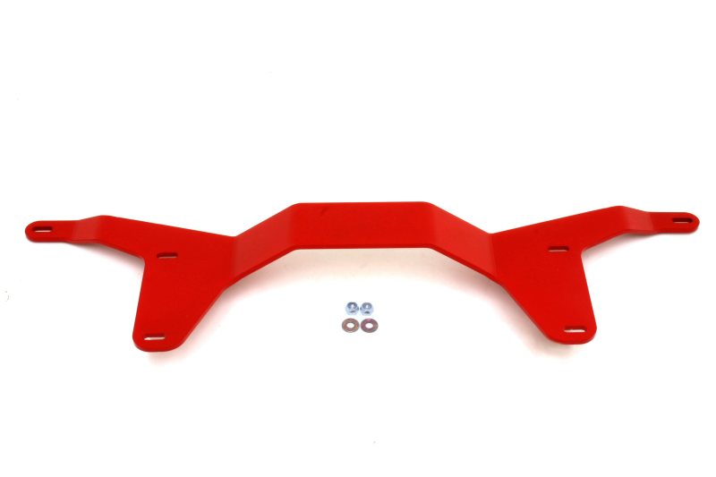 Ford Mustang Tunnel Braces - Rear - BMR Suspension - Driveshaft Tunnel Brace - Red - `05-`14 Ford Mustang Tunnel Braces - Rear - BMR Suspension - Driveshaft Tunnel Brace - Red - `05-`14